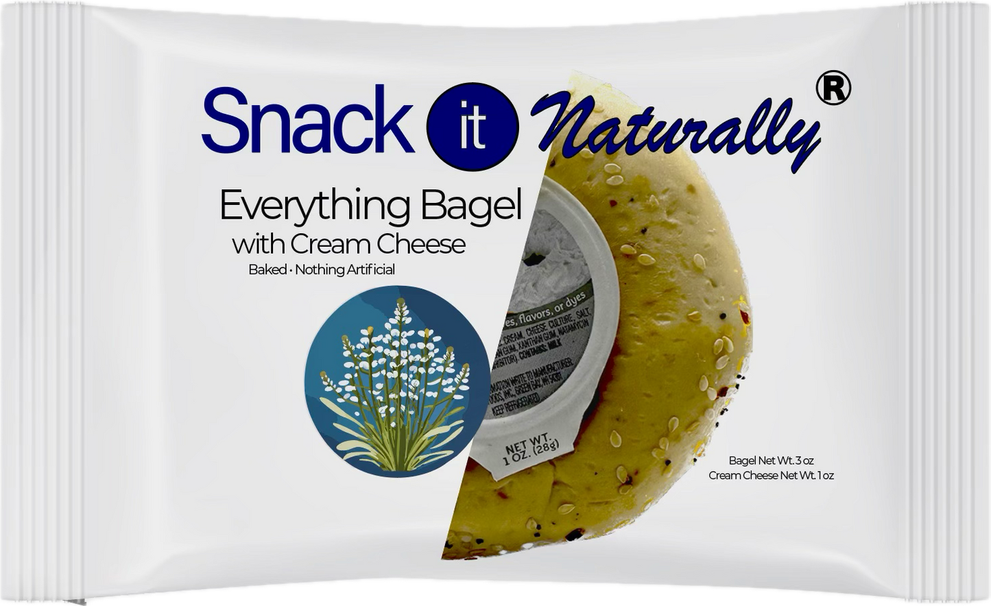 12 pack - Snack It Naturally® Everything Bagels