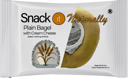 12 pack - Snack It Naturally® Plain Bagels
