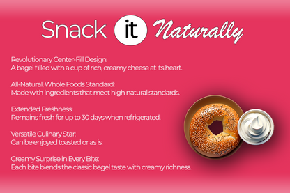 12 pack - Snack It Naturally® Everything Bagels